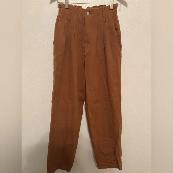 Aaron & amber denim pleated high waist ankle S - Picture 1 of 8